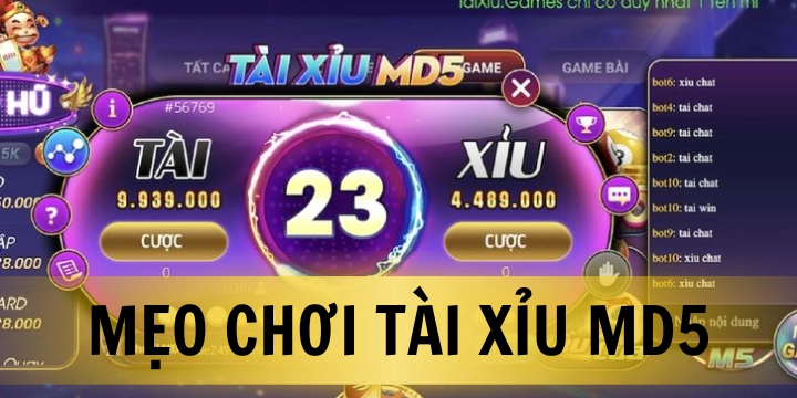 Mẹo chơi Tài Xỉu MD5 – Khám Phá Chiến Thuật Đỉnh Cao Trong Game